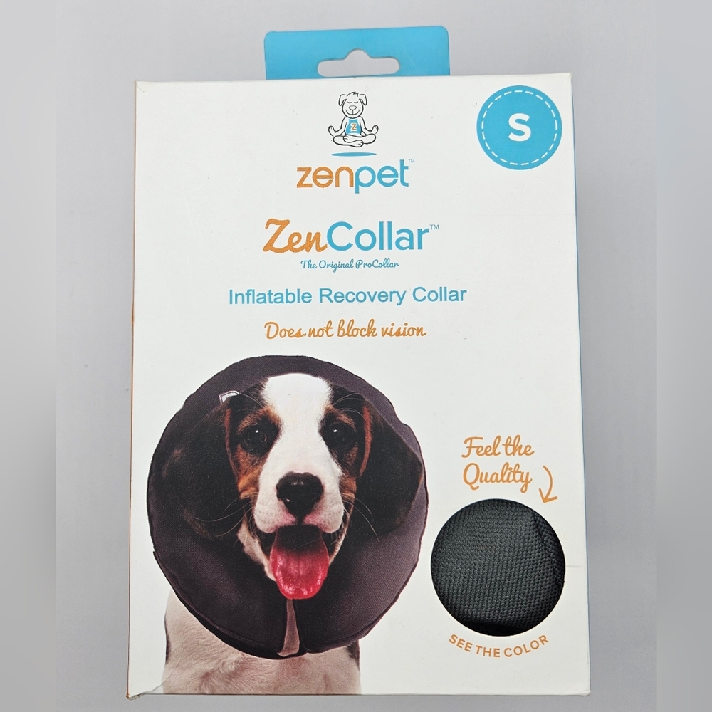 ZenPet ZenCollar Inflatable Recovery Collar. Size S